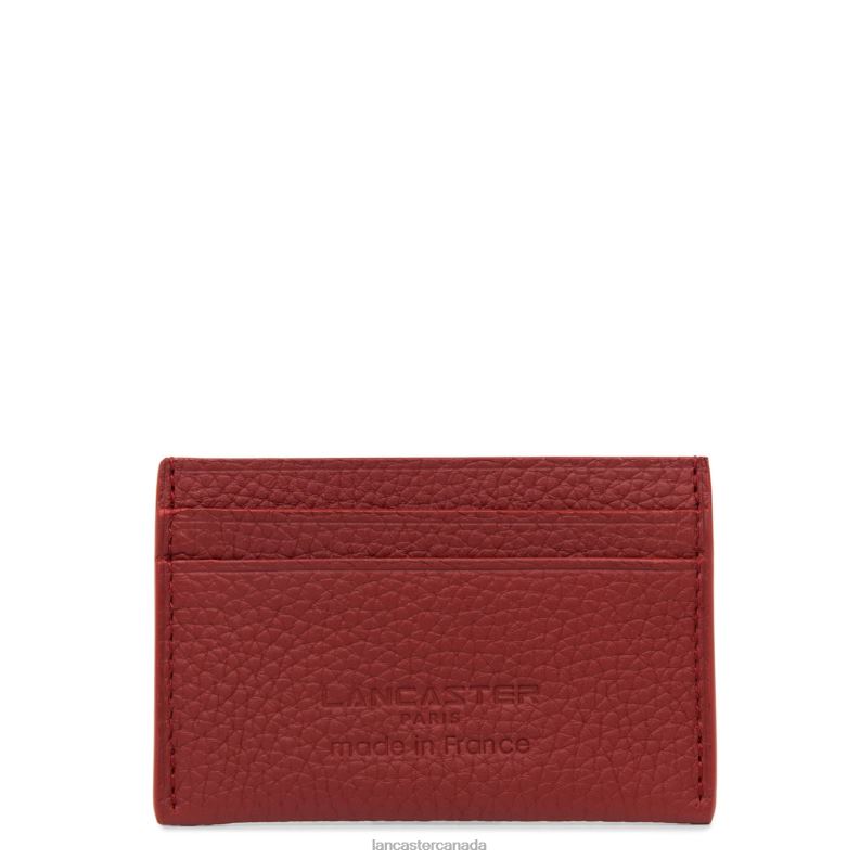 Women Card Holder Accessoires Pm 4J6H4780 Accessory Carmin Lancaster Paris