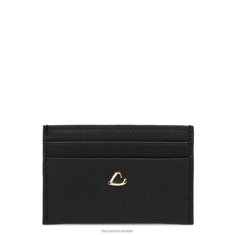 Women Card Holder City Philos 4J6H4705 Accessory Noir Lancaster Paris