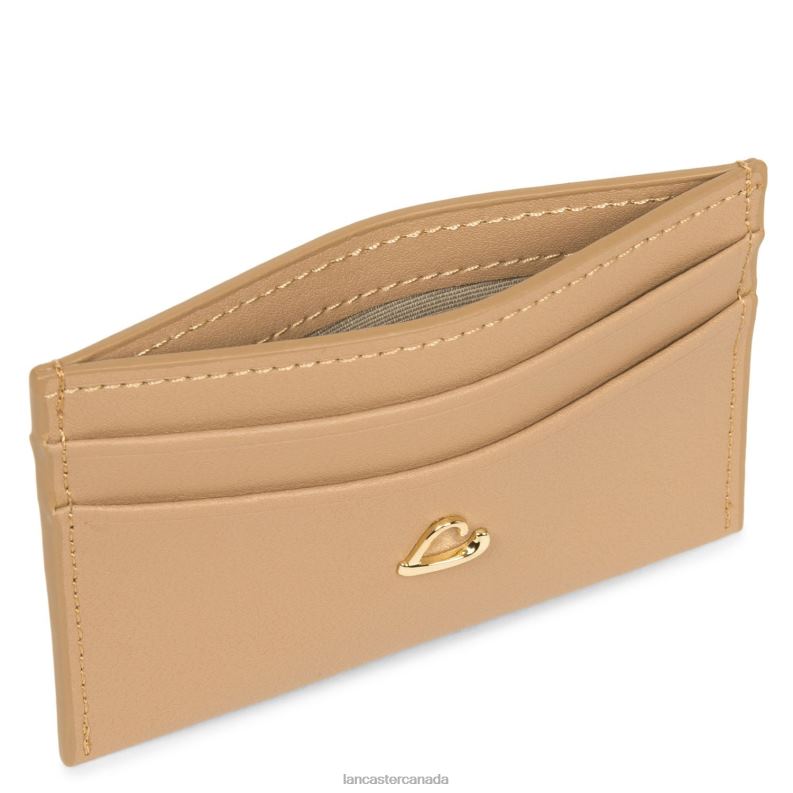 Women Card Holder City Philos 4J6H4711 Accessory Naturel Lancaster Paris
