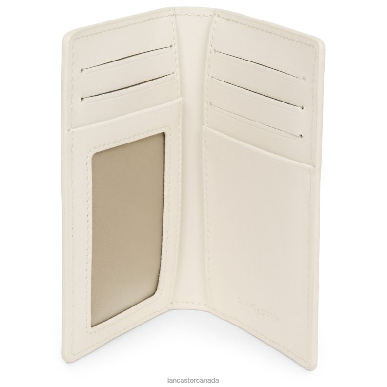 Women Card Holder City Philos 4J6H4721 Accessory Ecru Lancaster Paris