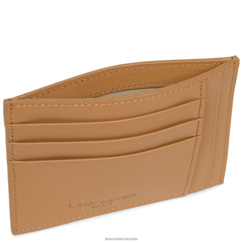 Women Card Holder Parisienne Pm 4J6H4764 Accessory Sable Lancaster Paris