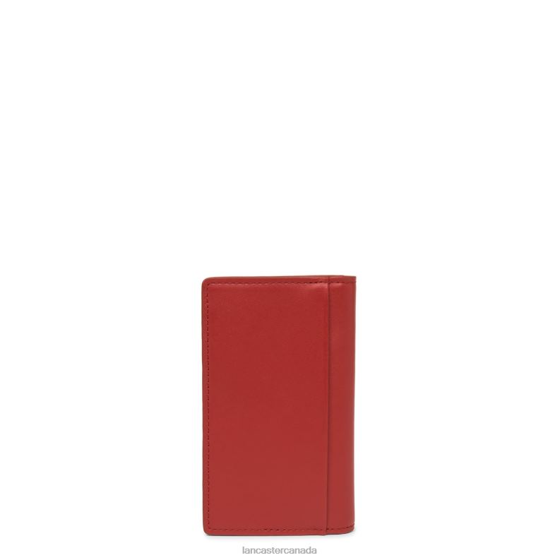 Women Card Holder Parisienne Pm 4J6H4786 Accessory Rouge Lancaster Paris