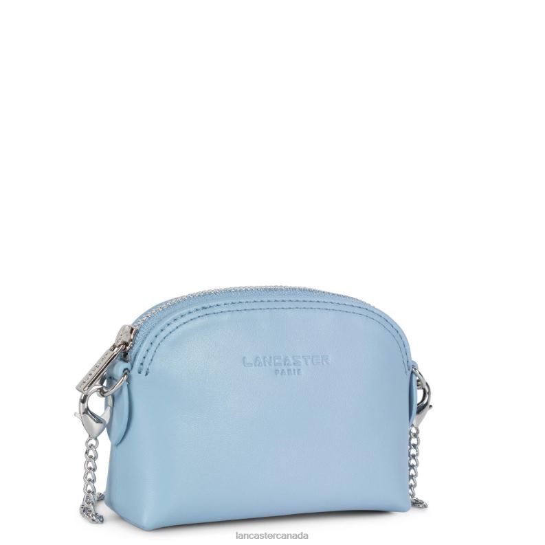 Women Coin Purse Fashion Pm 4J6H4793 Accessory Bleu Ciel Lancaster Paris