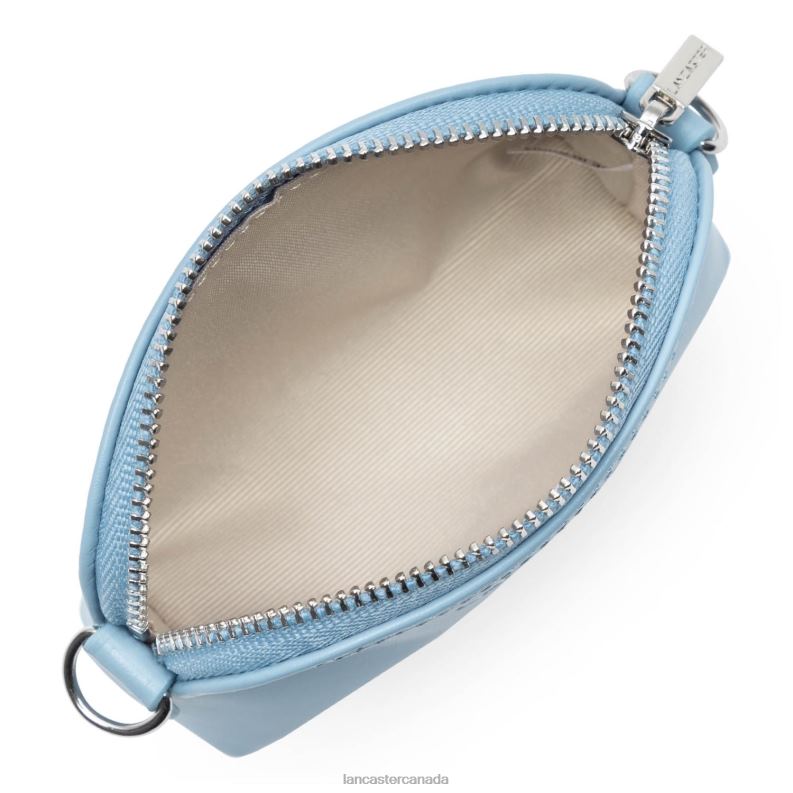 Women Coin Purse Fashion Pm 4J6H4793 Accessory Bleu Ciel Lancaster Paris