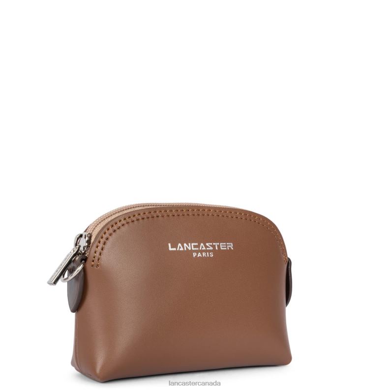 Women Coin Purse Smooth 4J6H862 Accessory Vison-Nude Fonce-Marron Lancaster Paris