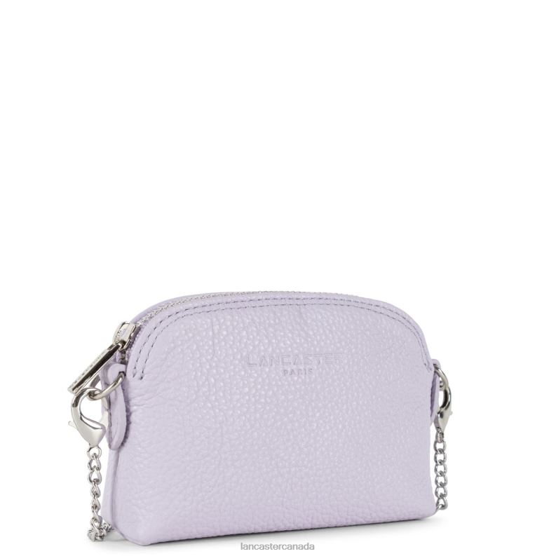 Women Small Coin Purse Foulonne Pm 4J6H4811 Accessory Lilas Lancaster Paris