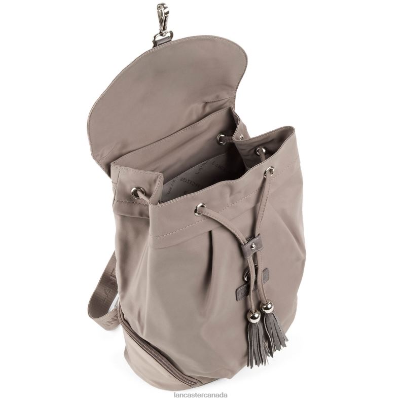 Women Backpack Basic Pompon 4J6H4586 Bag Galet Lancaster Paris