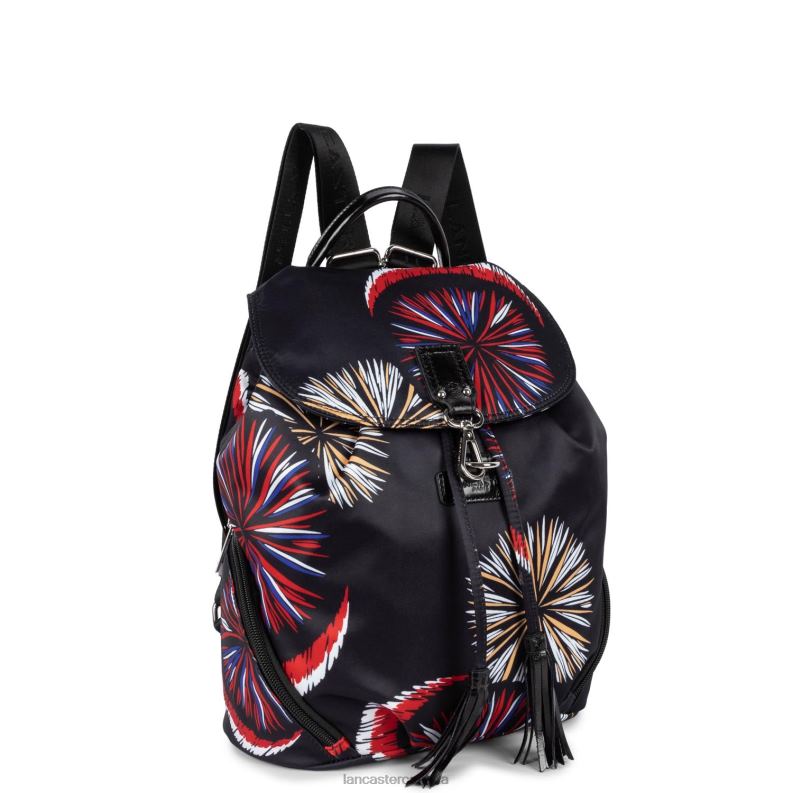 Women Backpack Basic Pompon 4J6H4587 Bag Artifice Lancaster Paris
