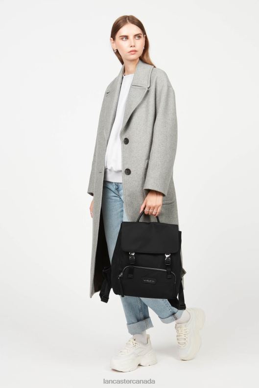 Women Backpack Basic Premium 4J6H4601 Bag Noir Lancaster Paris
