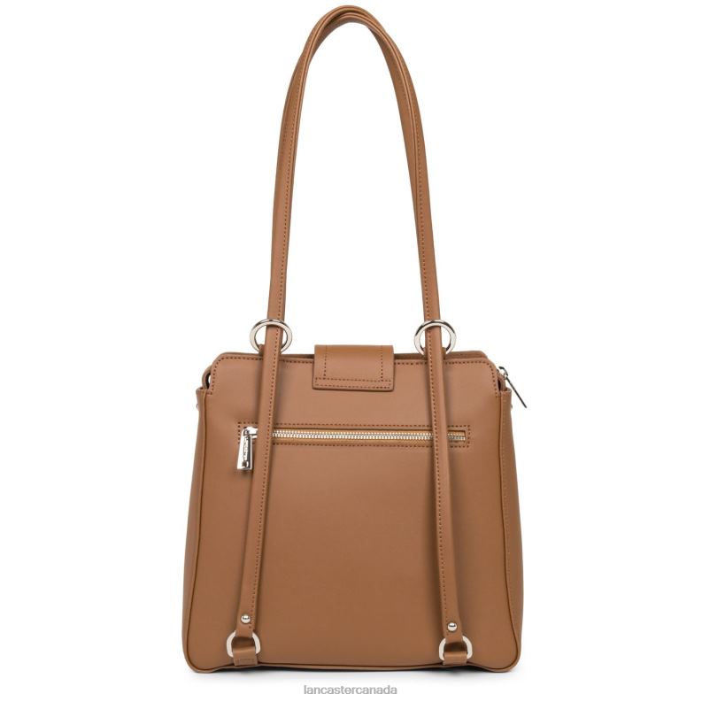 Women Backpack City Mae 4J6H4644 Bag Camel Lancaster Paris
