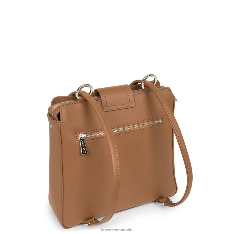 Women Backpack City Mae 4J6H4644 Bag Camel Lancaster Paris