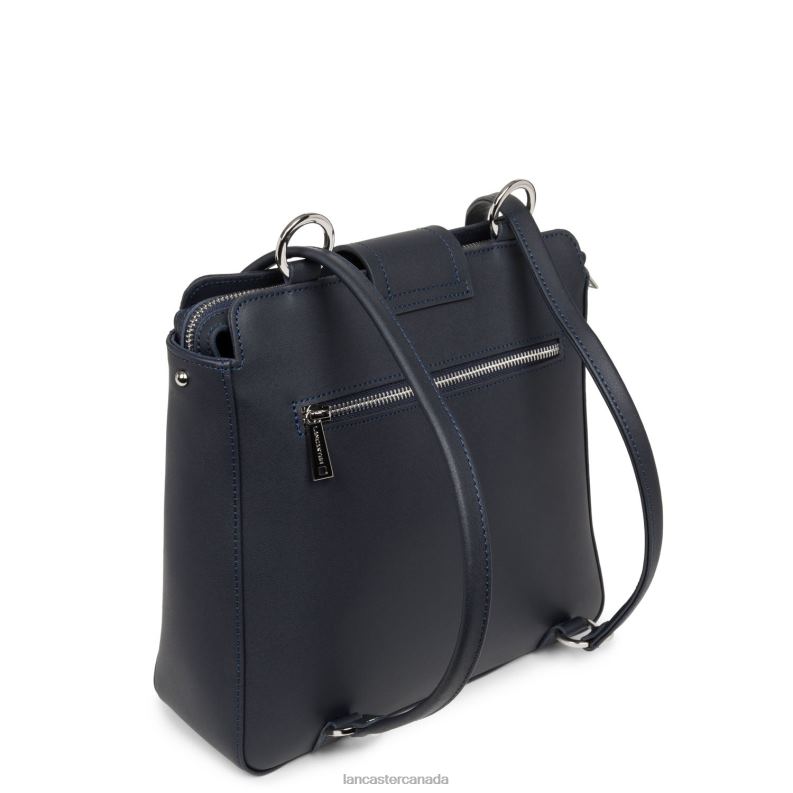 Women Backpack City Mae 4J6H4645 Bag Bleu Fonce Lancaster Paris