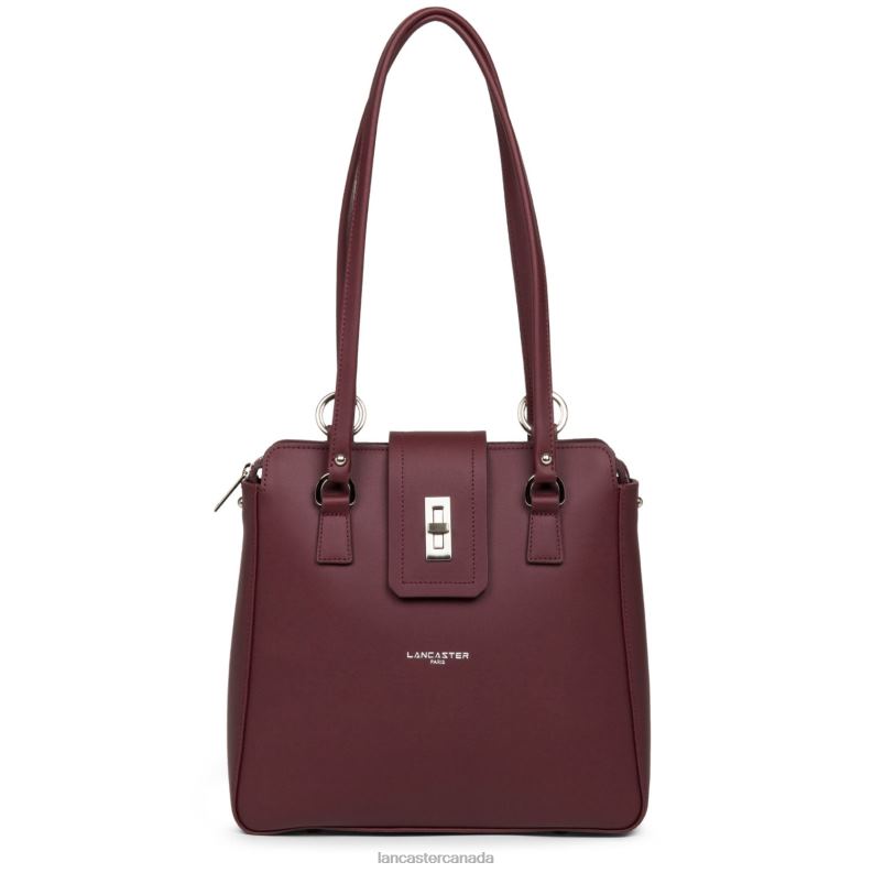 Women Backpack City Mae 4J6H4647 Bag Pourpre Lancaster Paris