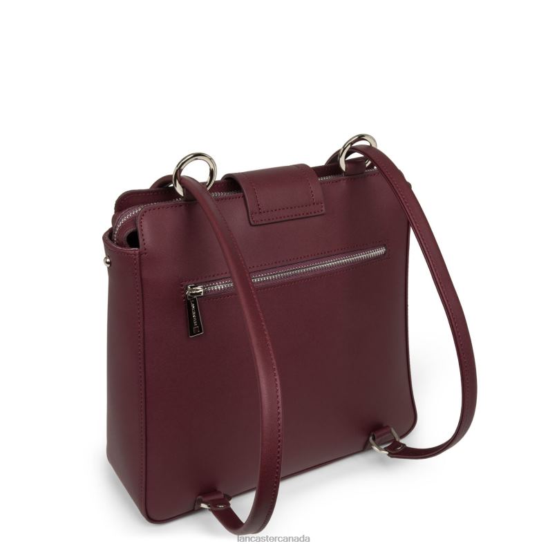 Women Backpack City Mae 4J6H4647 Bag Pourpre Lancaster Paris