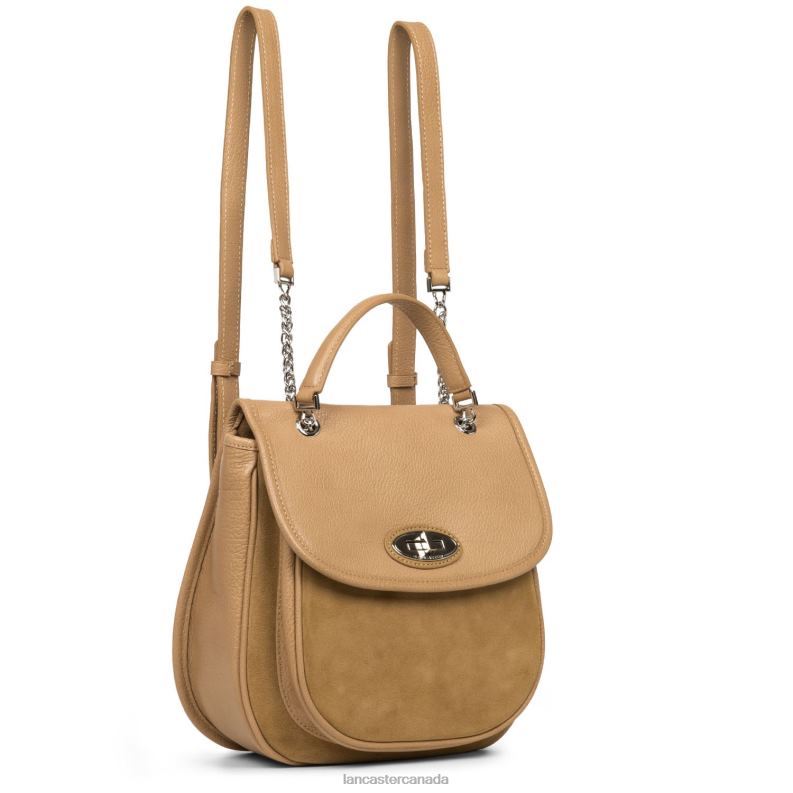 Women Backpack Dune Bi Janis 4J6H4627 Bag Naturel Lancaster Paris