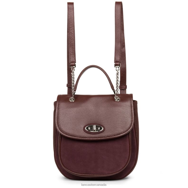 Women Backpack Dune Bi Janis 4J6H4629 Bag Bordeaux Lancaster Paris