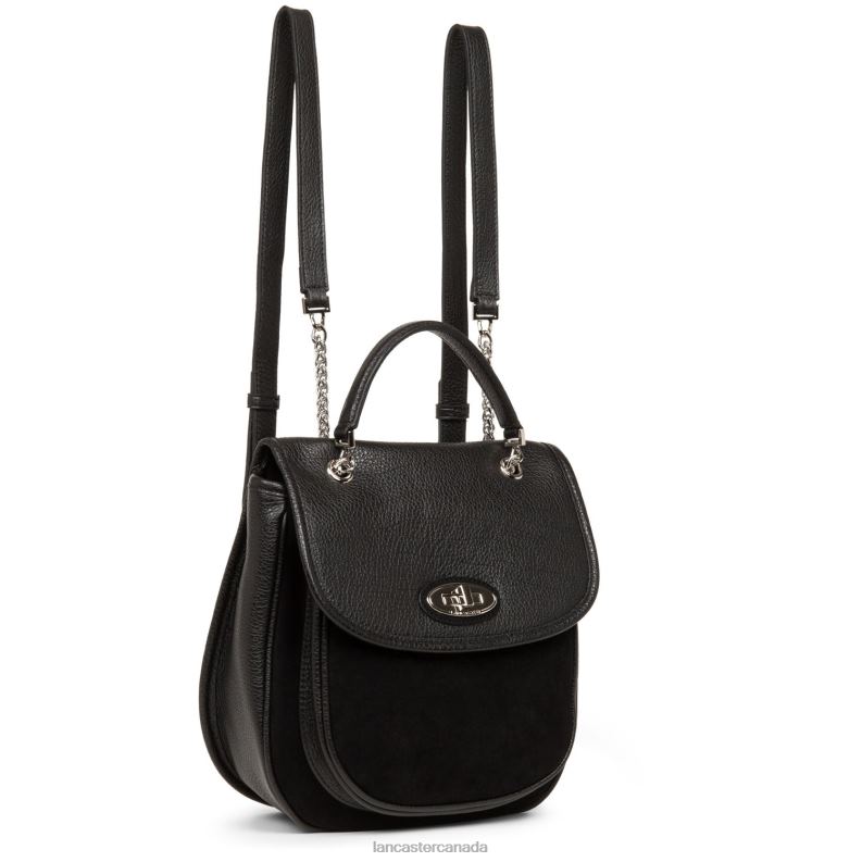 Women Backpack Dune Bi Janis 4J6H4630 Bag Noir Lancaster Paris
