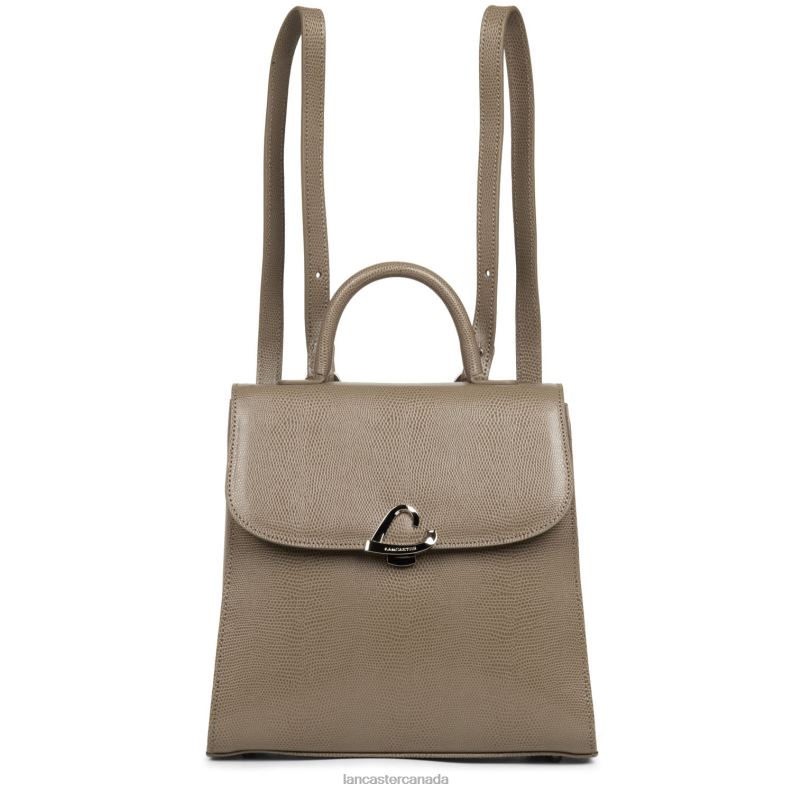 Women Backpack Lucertola 4J6H4621 Bag Taupe Lancaster Paris