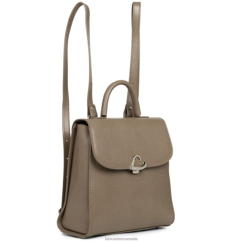 Women Backpack Lucertola 4J6H4621 Bag Taupe Lancaster Paris