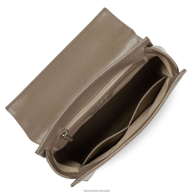 Women Backpack Lucertola 4J6H4621 Bag Taupe Lancaster Paris
