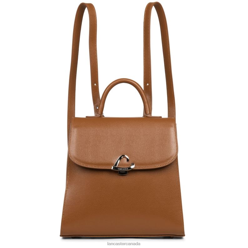 Women Backpack Lucertola 4J6H4623 Bag Camel Lancaster Paris