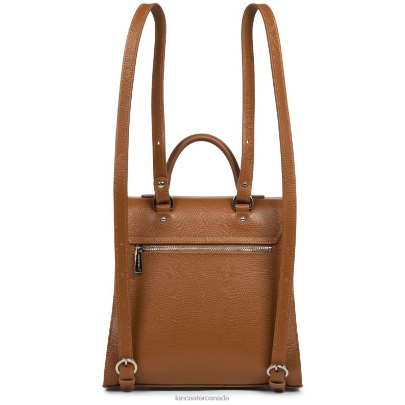Women Backpack Lucertola 4J6H4623 Bag Camel Lancaster Paris