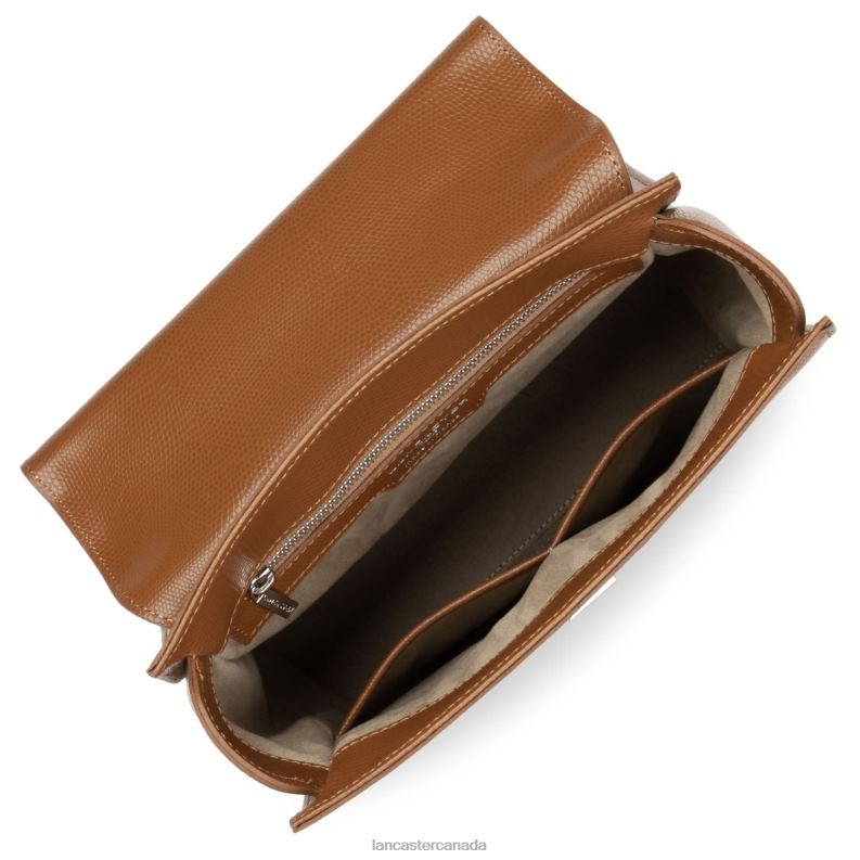 Women Backpack Lucertola 4J6H4623 Bag Camel Lancaster Paris