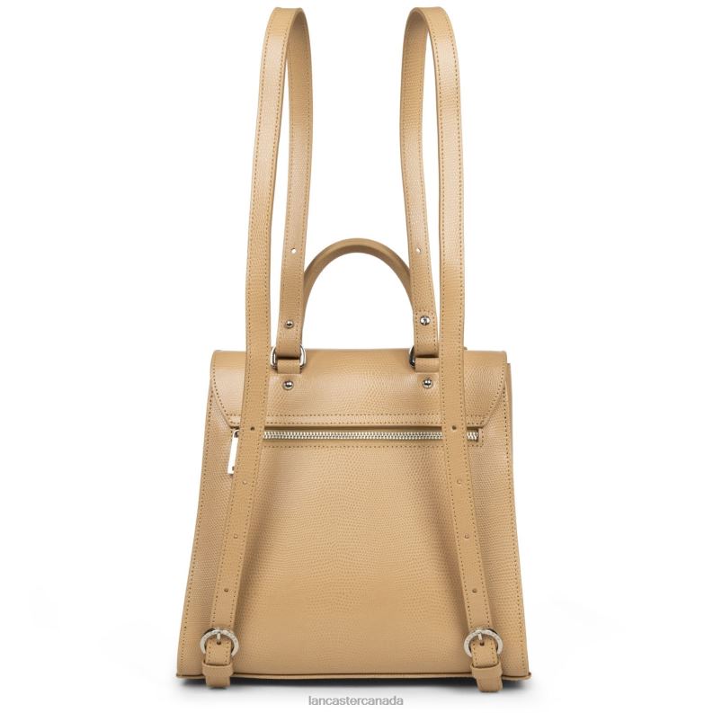 Women Backpack Lucertola 4J6H4626 Bag Naturel Lancaster Paris