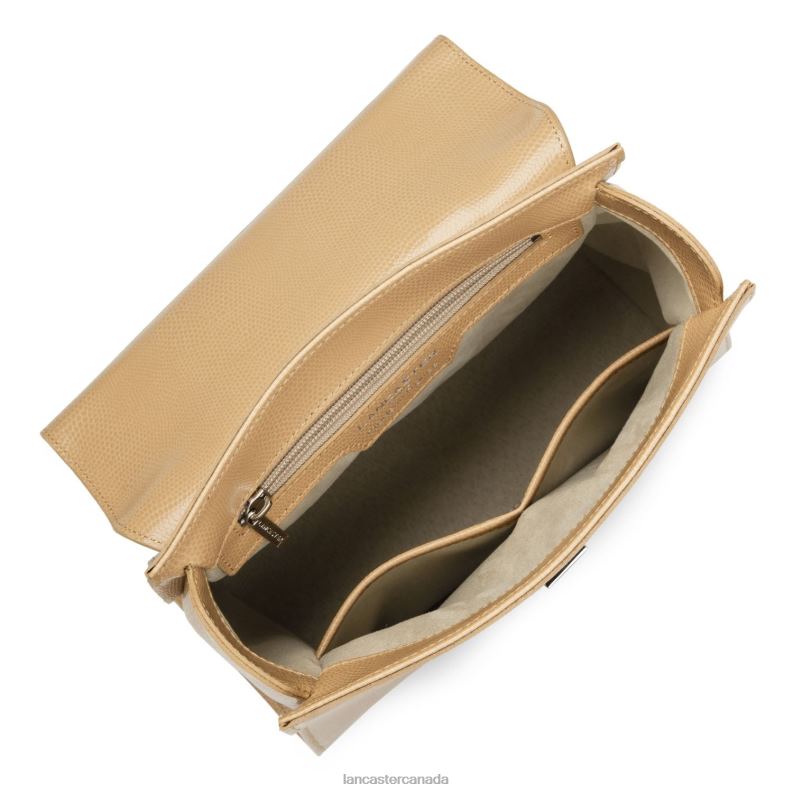 Women Backpack Lucertola 4J6H4626 Bag Naturel Lancaster Paris
