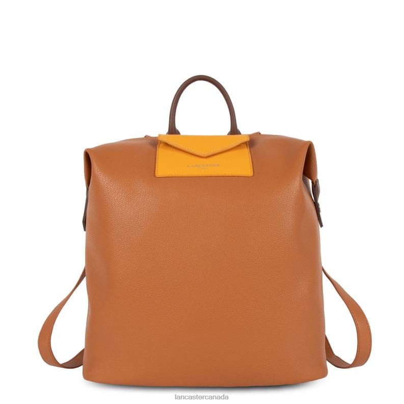 Women Backpack Maya 4J6H4633 Bag Gold-Jaune-Vison Lancaster Paris
