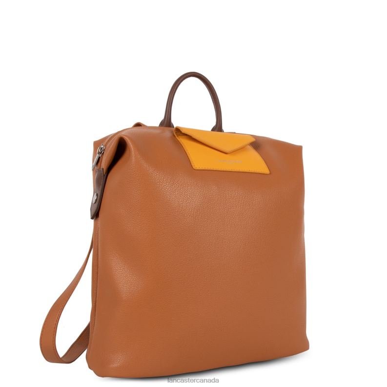 Women Backpack Maya 4J6H4633 Bag Gold-Jaune-Vison Lancaster Paris