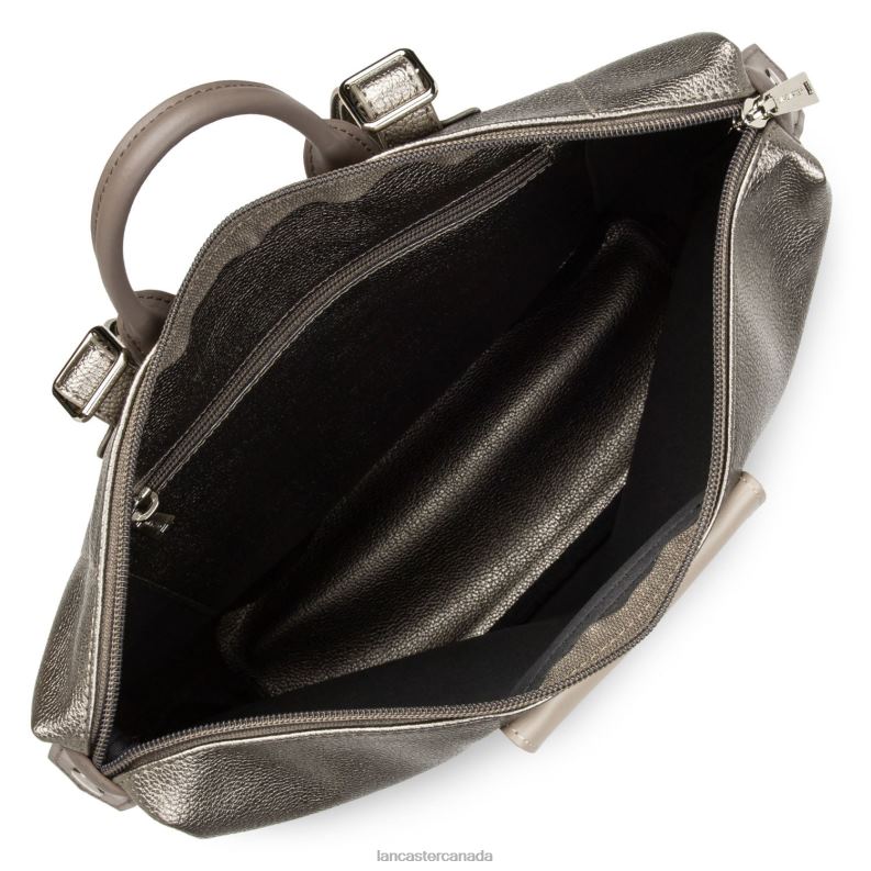 Women Backpack Maya 4J6H4634 Bag Etain-Galet-Taupe Lancaster Paris