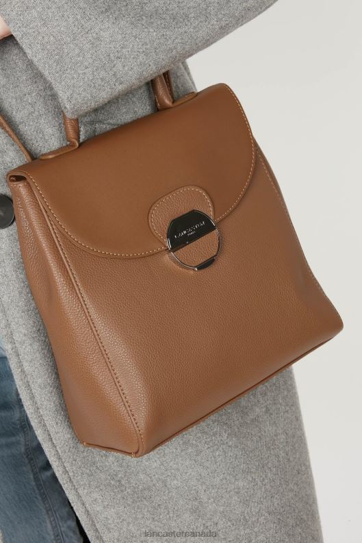 Women Backpack Pia 4J6H4554 Bag Camel Lancaster Paris