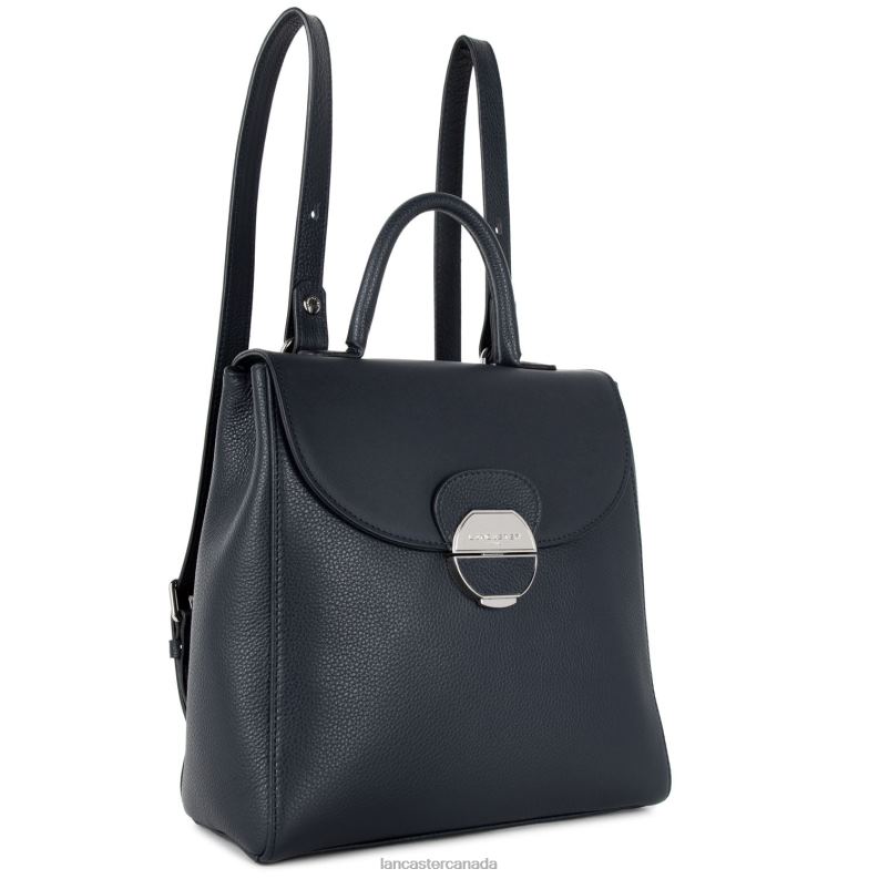 Women Backpack Pia 4J6H4555 Bag Bleu Fonce Lancaster Paris