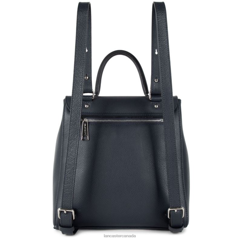 Women Backpack Pia 4J6H4555 Bag Bleu Fonce Lancaster Paris