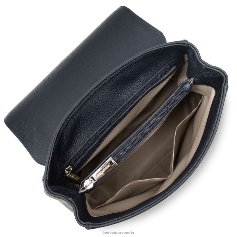 Women Backpack Pia 4J6H4555 Bag Bleu Fonce Lancaster Paris