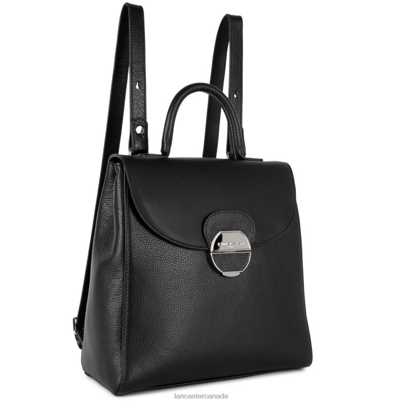 Women Backpack Pia 4J6H4557 Bag Noir Lancaster Paris