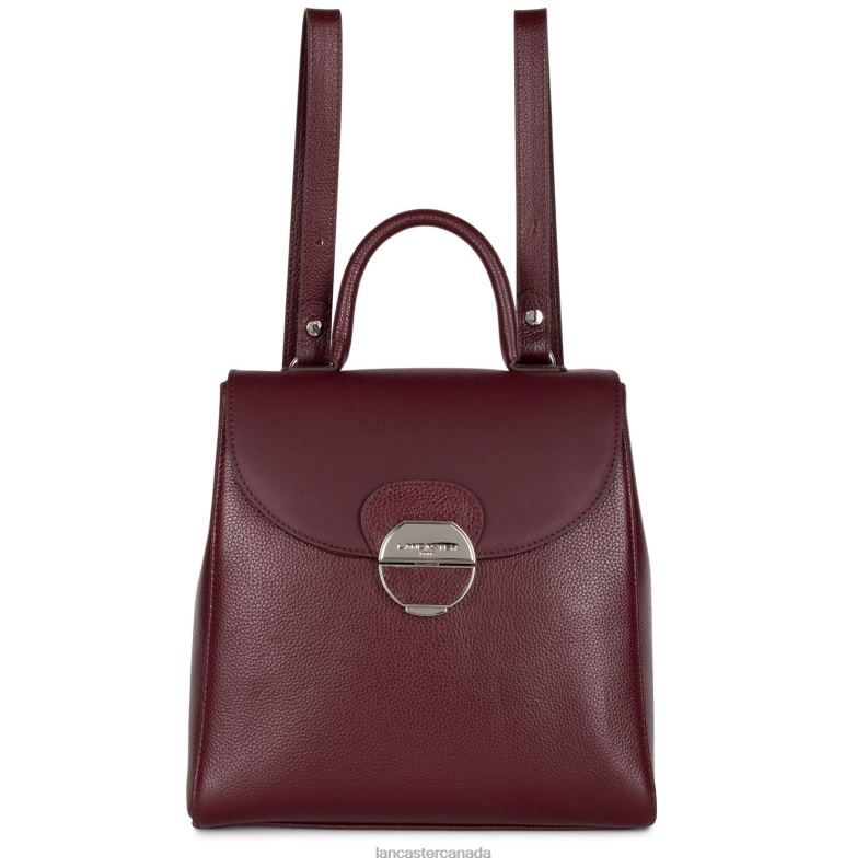 Women Backpack Pia 4J6H4560 Bag Pourpre Lancaster Paris