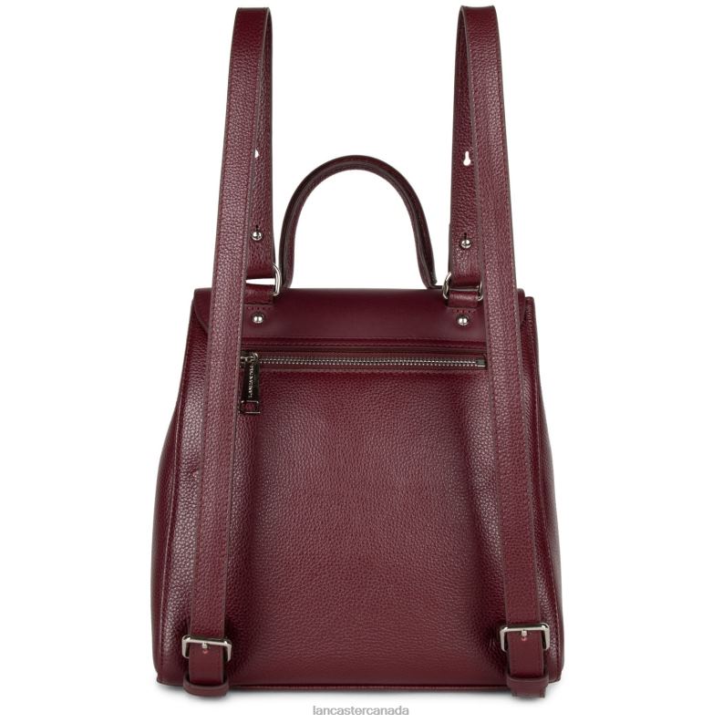 Women Backpack Pia 4J6H4560 Bag Pourpre Lancaster Paris