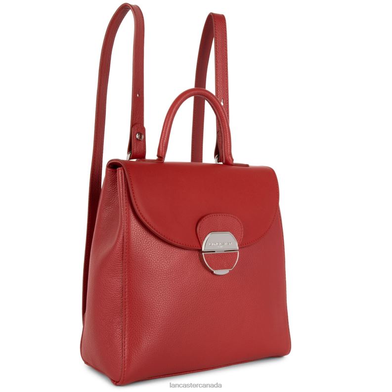 Women Backpack Pia 4J6H4561 Bag Rouge Lancaster Paris