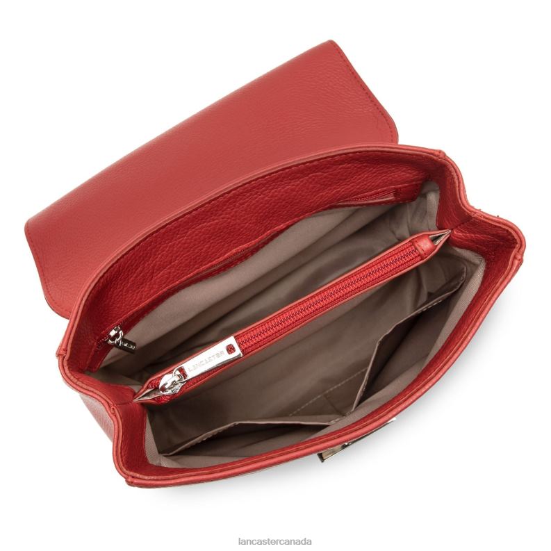 Women Backpack Pia 4J6H4561 Bag Rouge Lancaster Paris