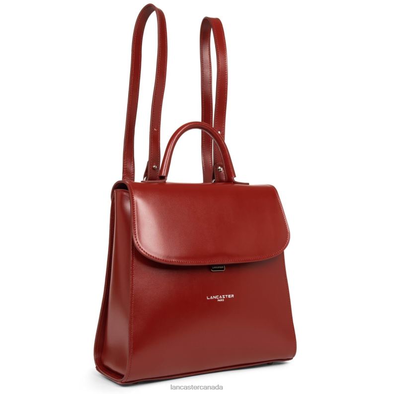 Women Backpack Suave Even 4J6H4570 Bag Carmin Lancaster Paris