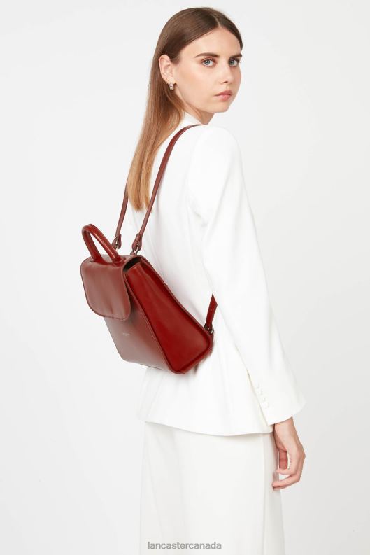 Women Backpack Suave Even 4J6H4570 Bag Carmin Lancaster Paris