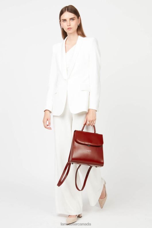 Women Backpack Suave Even 4J6H4570 Bag Carmin Lancaster Paris