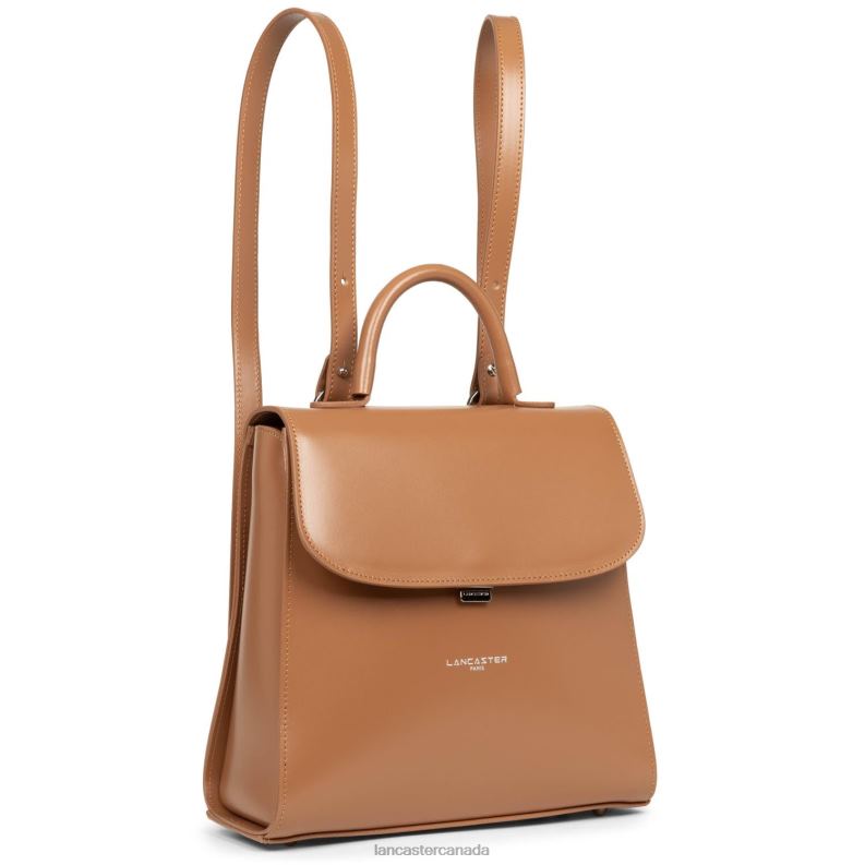 Women Backpack Suave Even 4J6H4571 Bag Camel Lancaster Paris