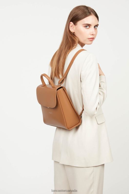 Women Backpack Suave Even 4J6H4571 Bag Camel Lancaster Paris