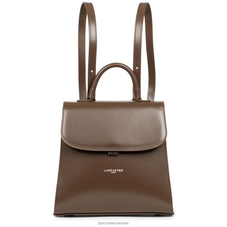 Women Backpack Suave Even 4J6H4572 Bag Marron Lancaster Paris