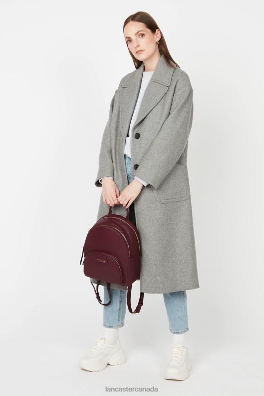 Women M Backpack Dune 4J6H4614 Bag Pourpre Lancaster Paris
