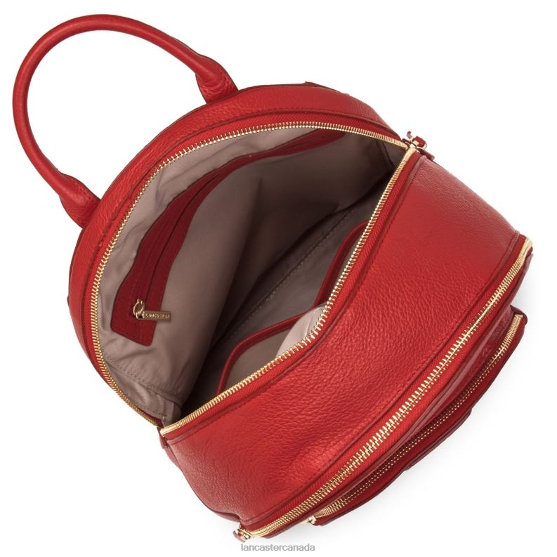 Women M Backpack Dune 4J6H4618 Bag Rouge Lancaster Paris