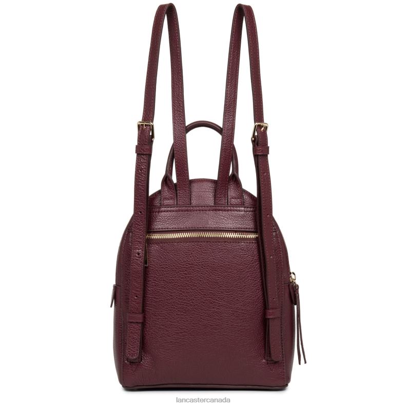 Women Small Backpack Dune 4J6H4603 Bag Pourpre Lancaster Paris